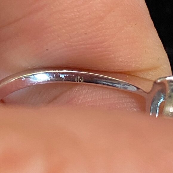 Ring Size 6.5 Blue Topaz Sterling Silver 925 Women Semi-Precious Stone - Picture 7 of 8